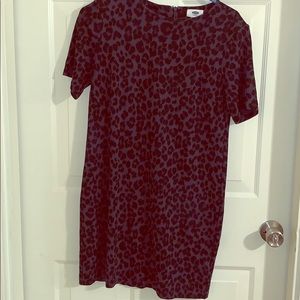 Leopard shift dress